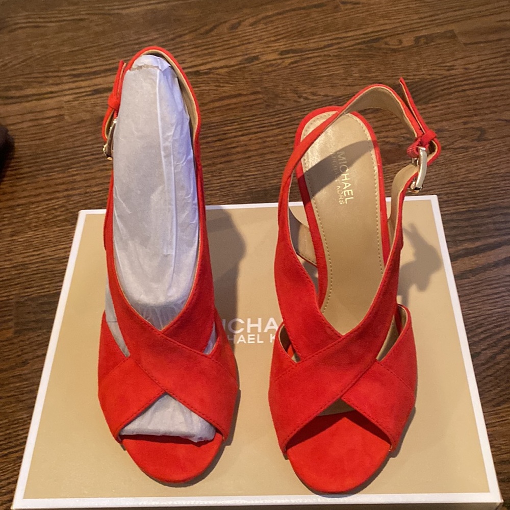 Michael Kors red heels